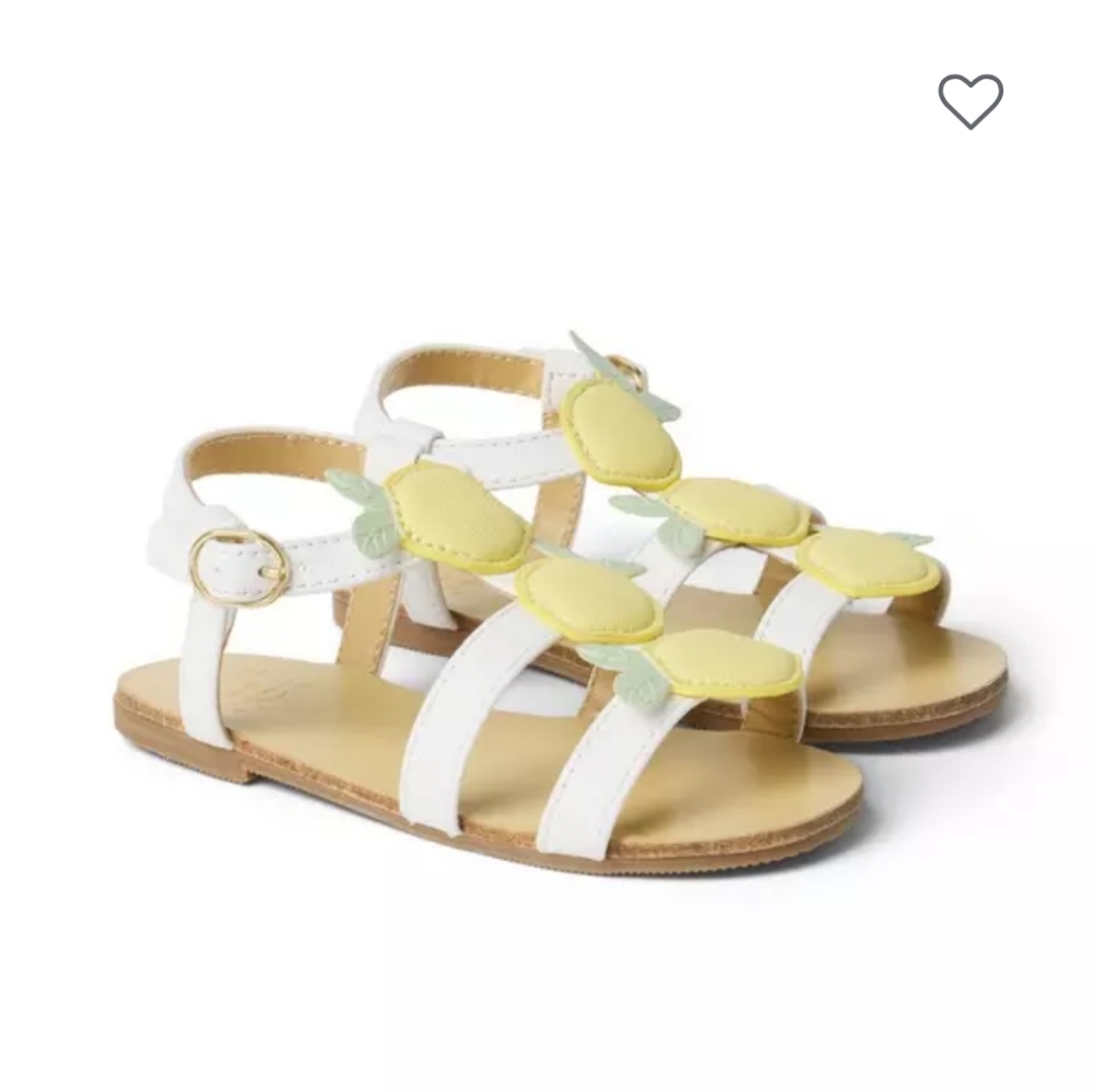 Janie And Jack Lemon Sandals